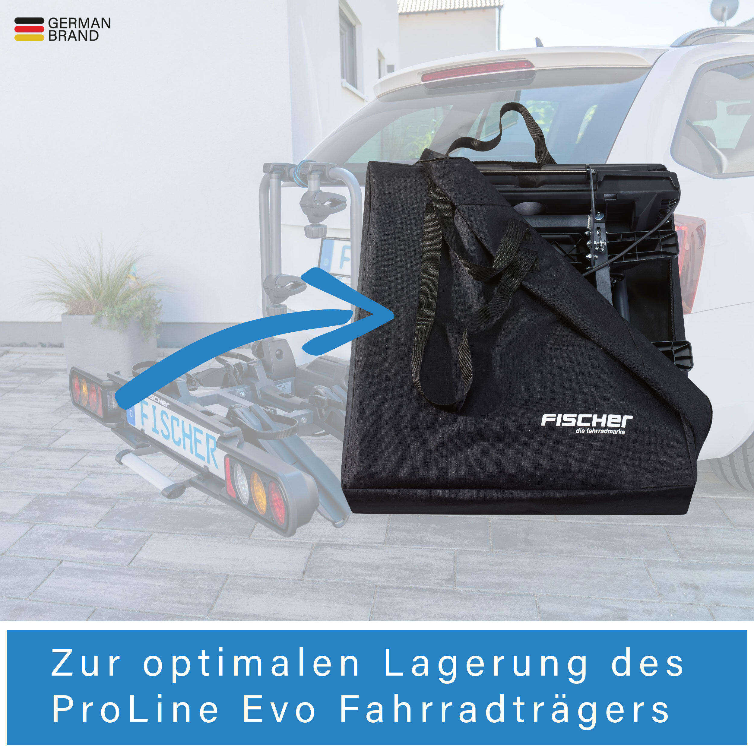 FISCHER Aufbewahrungstasche für Kupplungs-Fahrradträger 2/4
