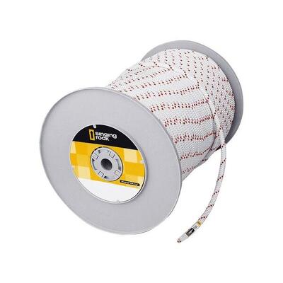 Singing Rock Speleo R44 statisches Seil 10,5 mm weiß-rot 100 m