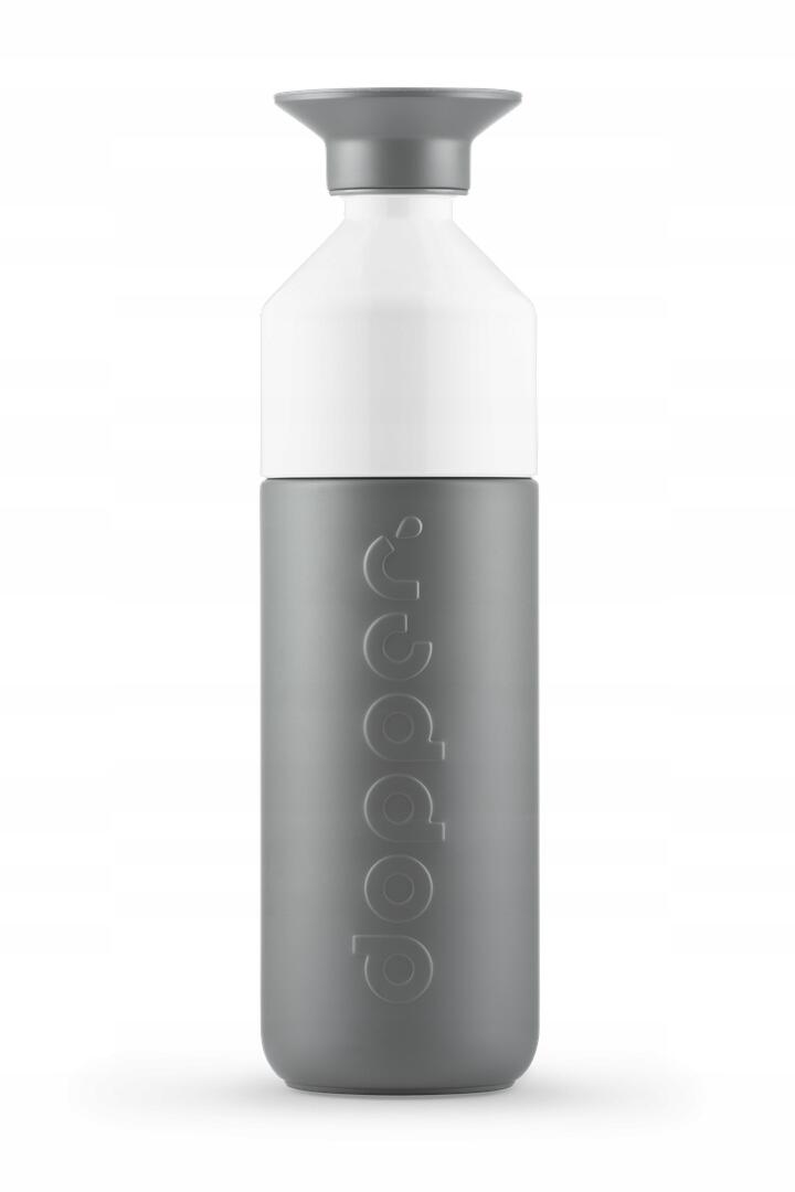 Butelka termiczna Dopper Glacier Grey 350 ml z kubkiem 2/6