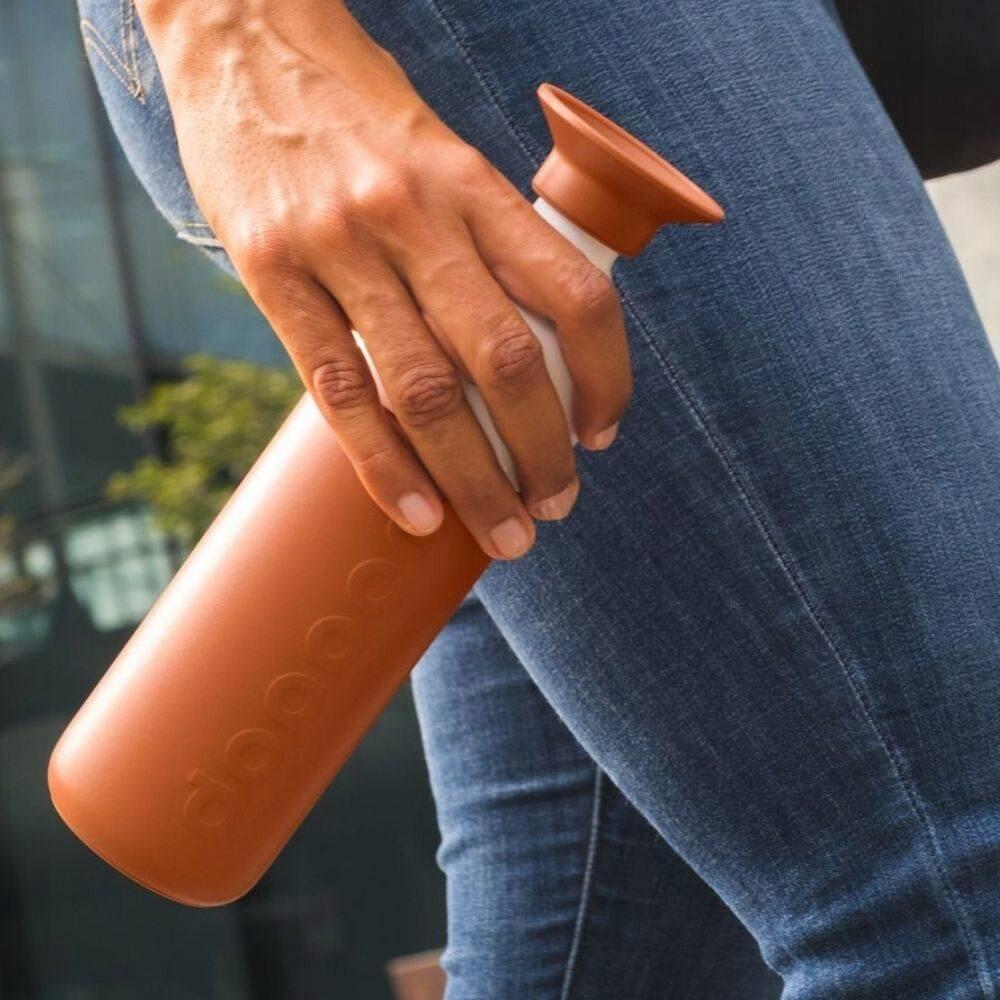 Butelka termiczna Dopper Terracotta 350 ml z kubkiem 5/7