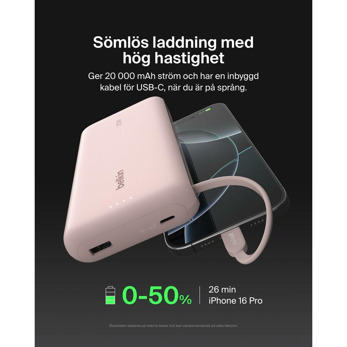 Powerbank BELKIN BPB024HQPK Cor de Rosa 2/5