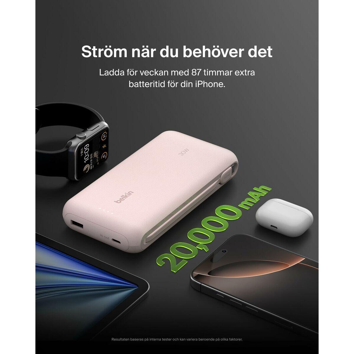 Powerbank BELKIN BPB024HQPK Cor de Rosa 5/5