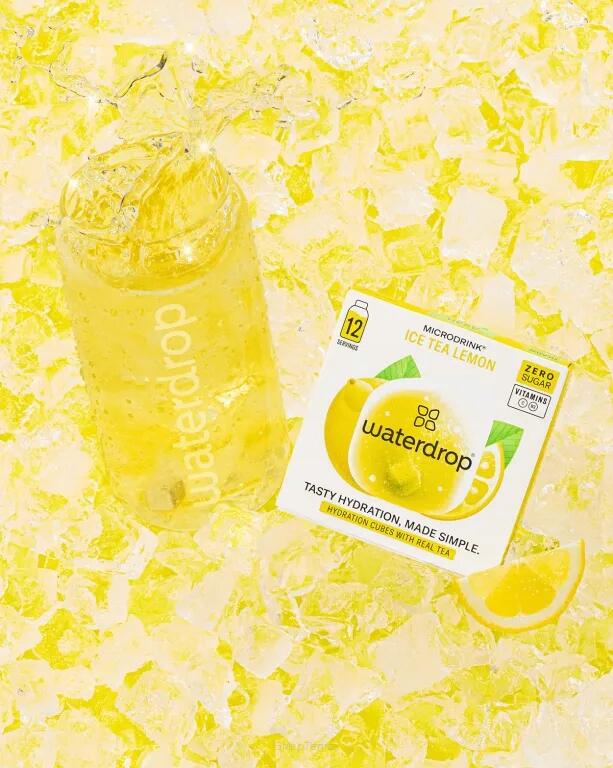 Elektrolity Waterdrop Microdrink o smaku Ice Tea Lemon x12 2/5