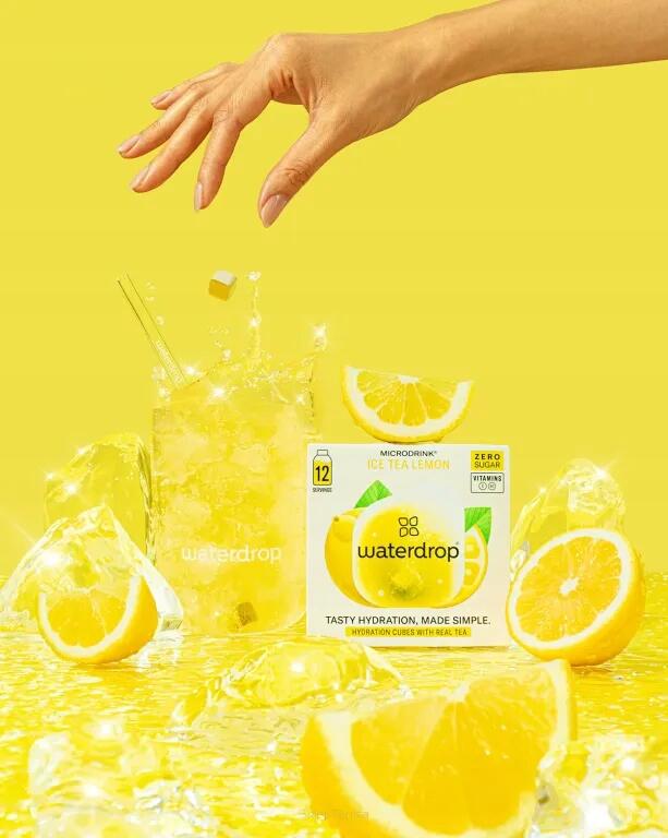 Elektrolity Waterdrop Microdrink o smaku Ice Tea Lemon x12 5/5
