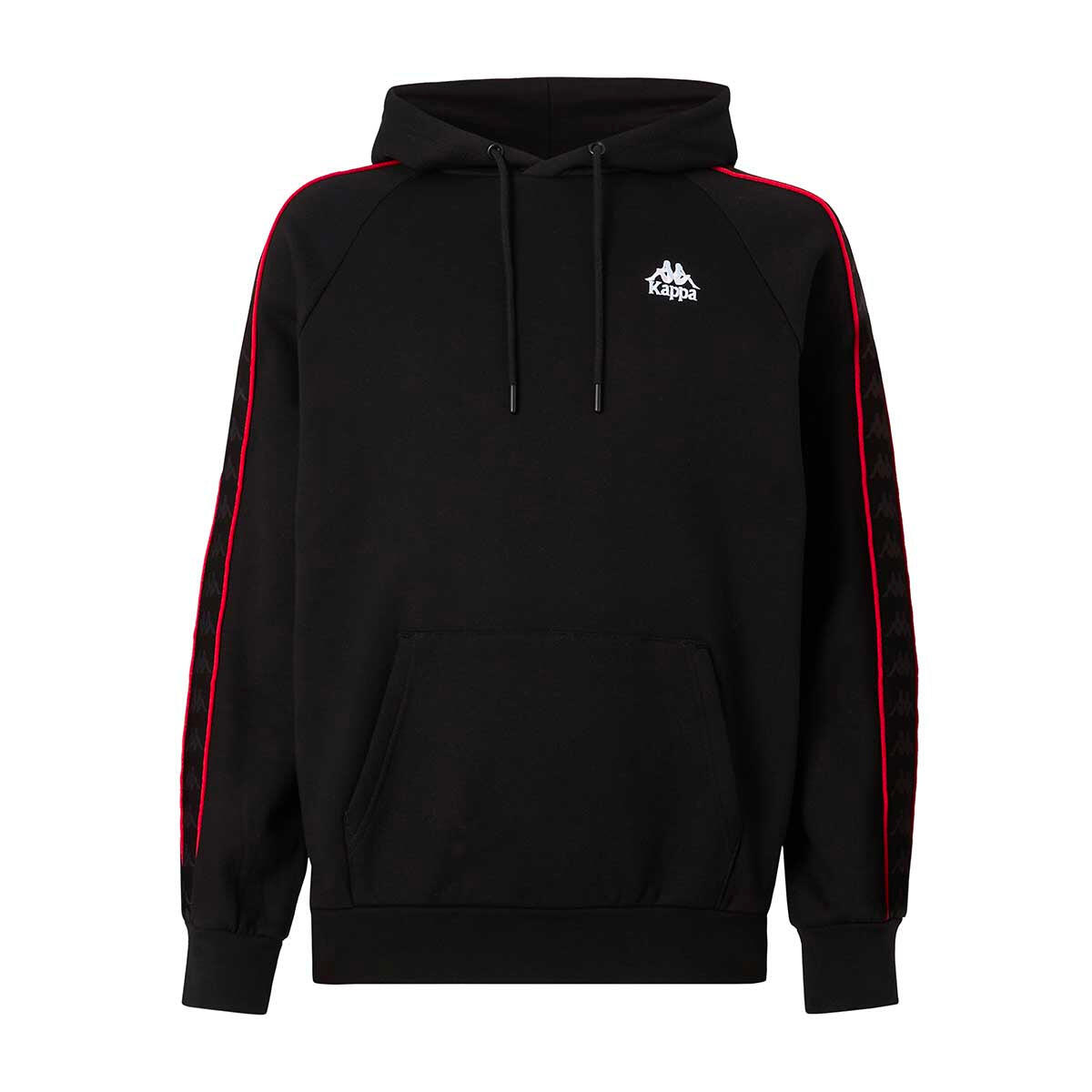 Kappa Sweatshirt Modelo Madisonr09 Para Homem Preto Vermelho da Decathlon