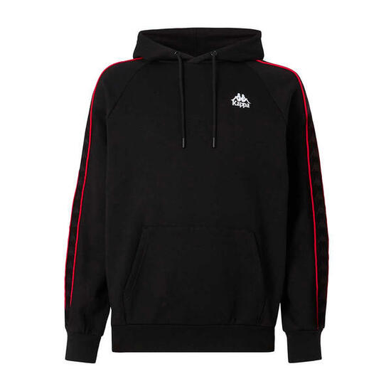 Sweat-shirt pour homme noir pour streetwear sportif