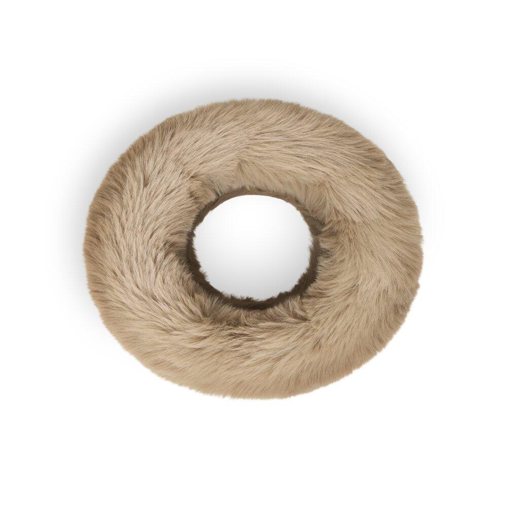 Men & Women faux fur retro ski headband Zeit Camel Beige 2/6