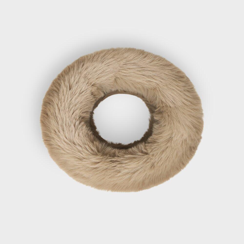 Men & Women faux fur retro ski headband Zeit Camel Beige 5/6