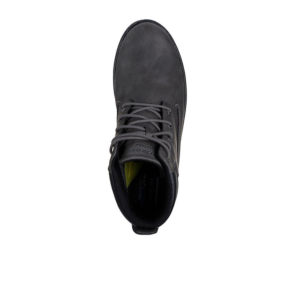 Botines Skechers Hombre Garlan - Deno Gris Carbón 3/4