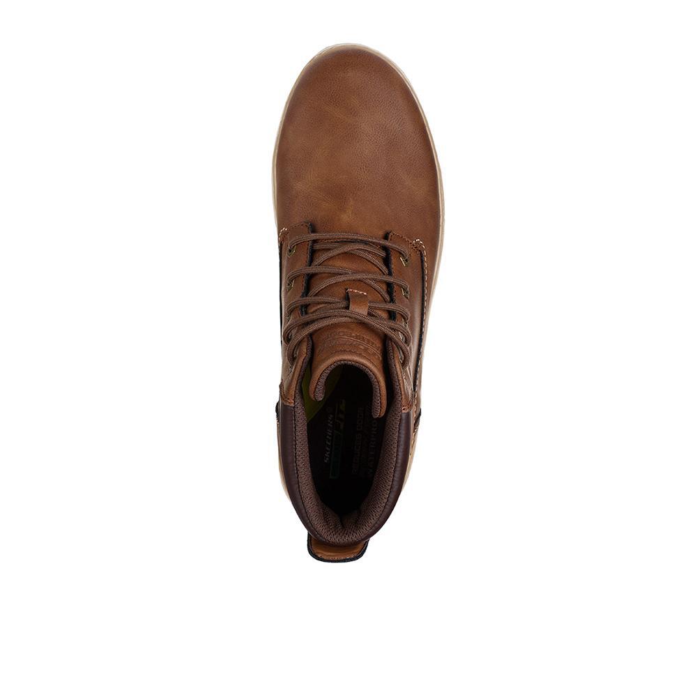 Botins Skechers Homem Garlan - Deno Castanhos 3/4