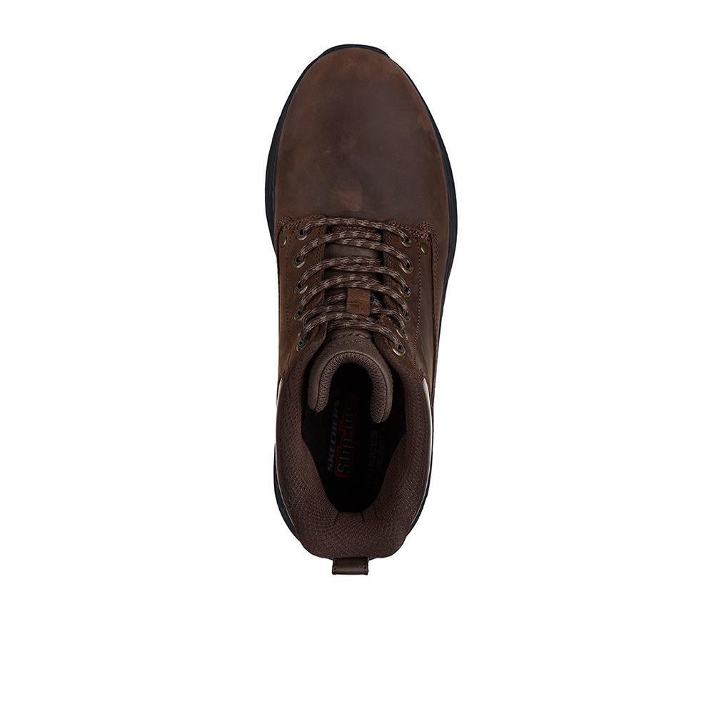 Botins Skechers Homem Pollard - Waylon Castanho escuro 3/4