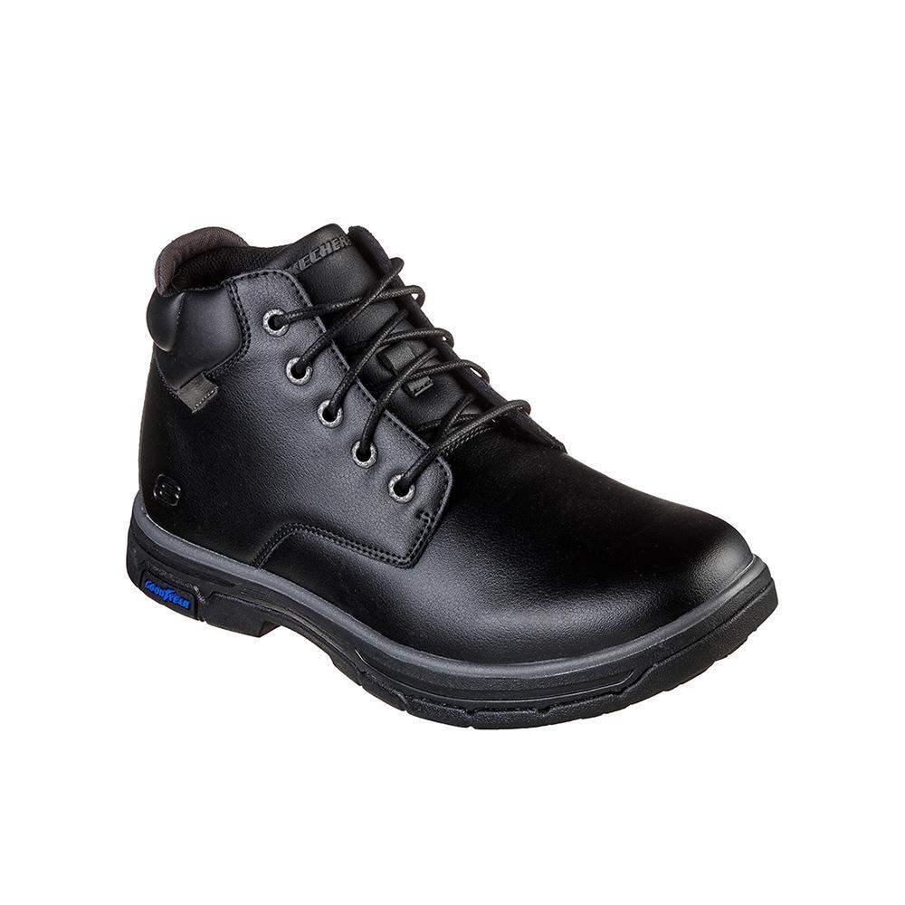 Botins Skechers Homem Segment 2.0 - Brogden Preto 2/5