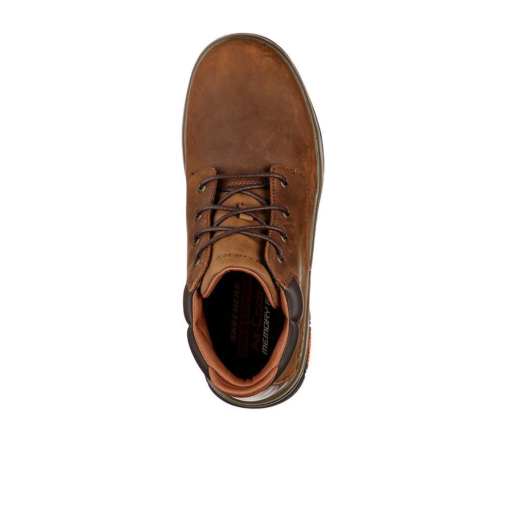 Botins Skechers Homem Segment 2.0 - Brogden Castanhos 3/5