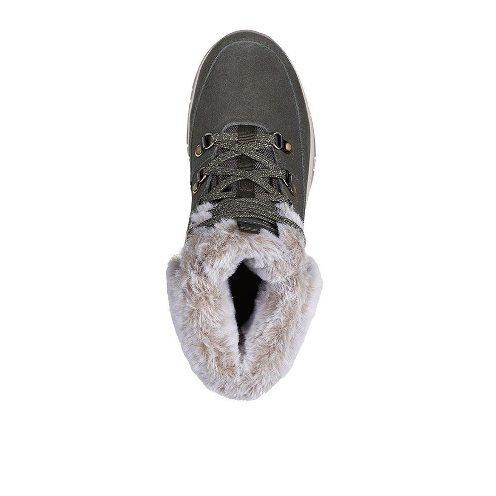 Botins Skechers Mulher Trego - Snow Worries Verde 3/5