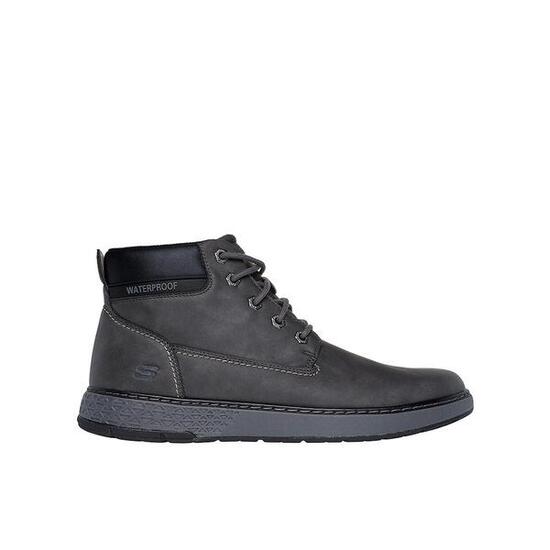 Botines Skechers Hombre Garlan - Deno Gris Carbón