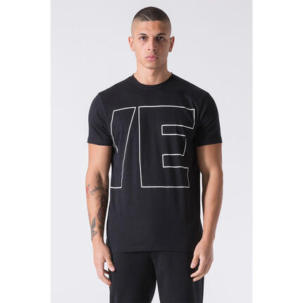 Everlast Camiseta Negra Logo Grande