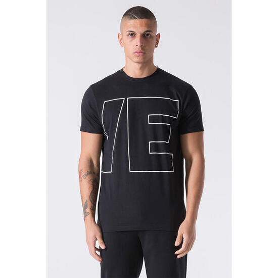 Everlast Camiseta Negra Logo Grande
