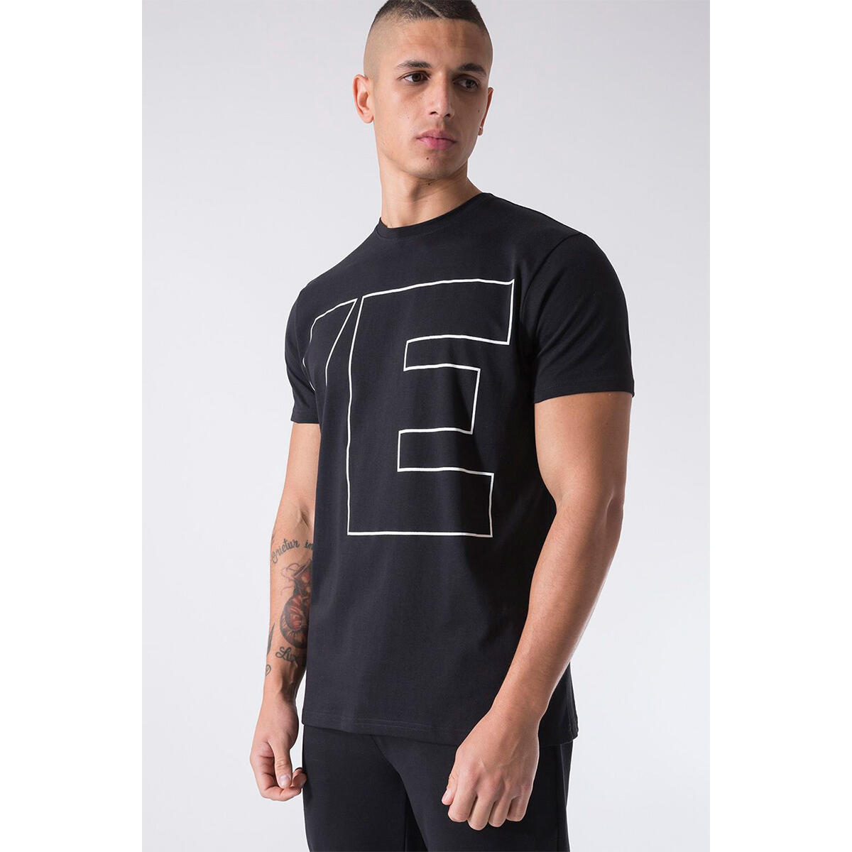Everlast Camiseta Negra Logo Grande 3/3