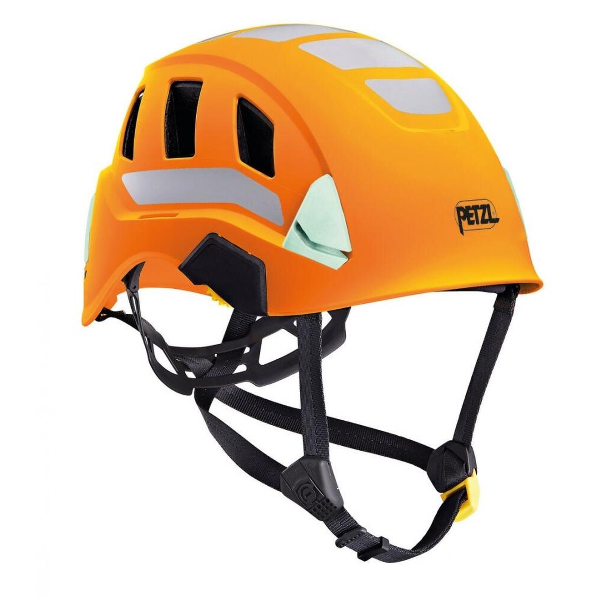 Petzl - Casque Sécurité Petzl Strato Vent Hi Viz Orange Léger Ventilé Centerfit Flip&fit - Casque - Orange - No Size - Decathlon