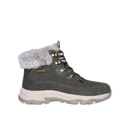 Botines Senderismo Mujer Skechers 167882_BLK Negros Resistentes al Agua Cordones