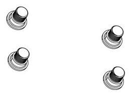 SRAM Kit viti Sram Plateau Force D1 Alu Black (4 unità)