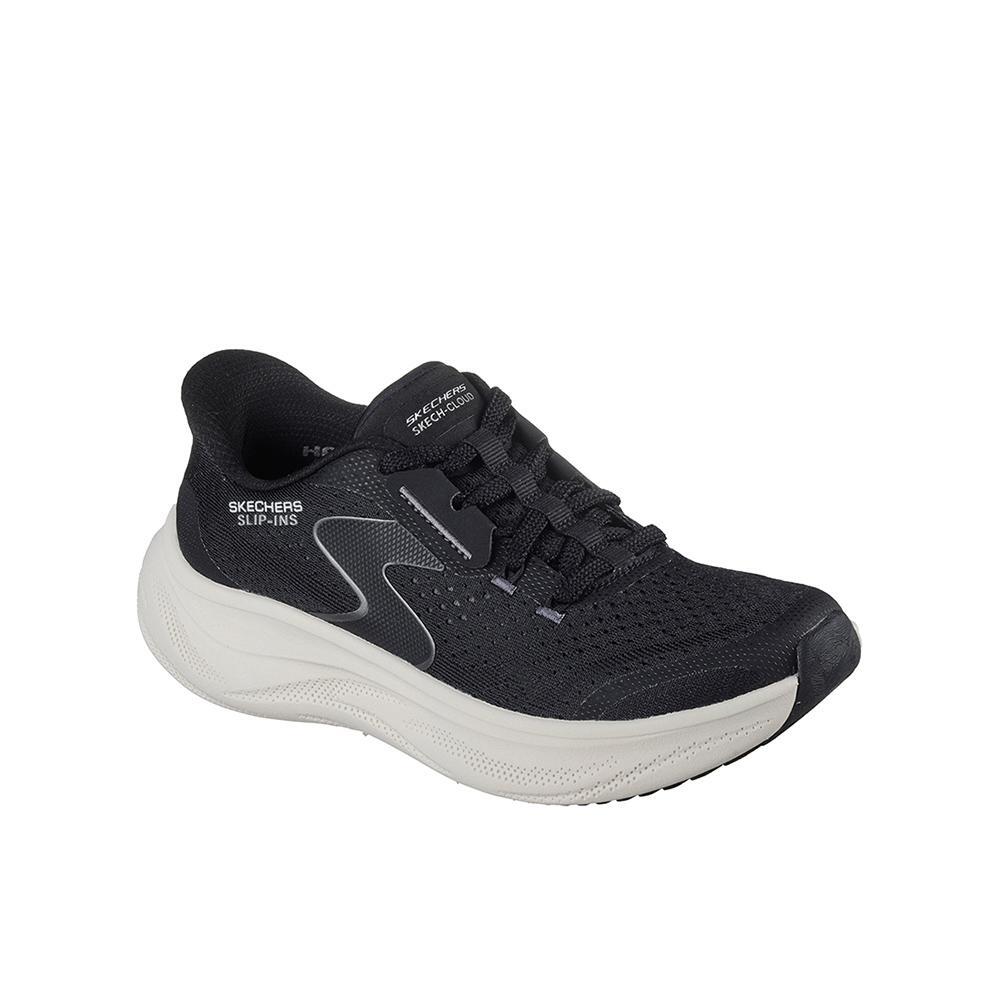 Ténis Skechers Mulher Skech Cloud - Plush Horizon Preto/ Blanco 2/4