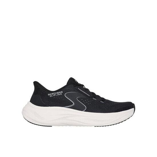 Zapatillas Skechers Mujer Skech Cloud - Plush Horizon Negro/ Blanco
