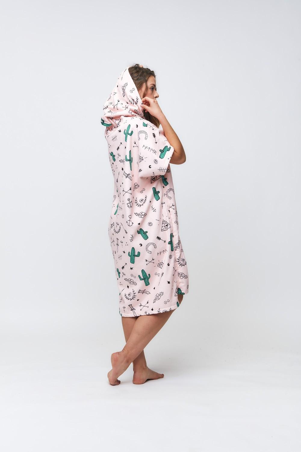 Poncho Surf Adulto - Hype - Rosa 3/4