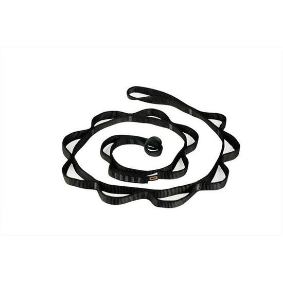 Sangle de sécurité Singing Rock 16 mm 140 cm polyester noire coutures renforcées