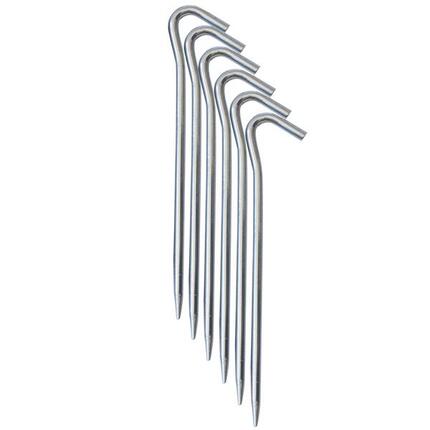 Piquets de tente YATE aluminium 6 pièces 18,5 cm légers et résistants