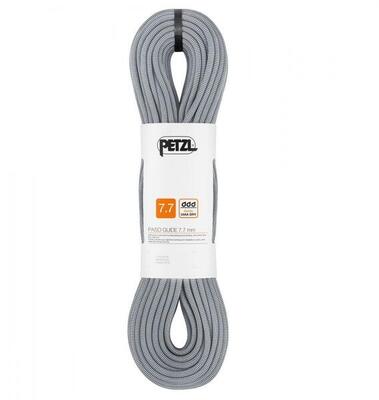 Cordino doppio Petzl Paso Guide 77 mm Dry 60 m grigio per alpinismo
