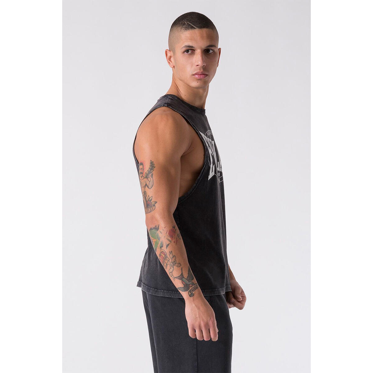 Everlast Camiseta Sin mangas Dye Heavy Black 2/3