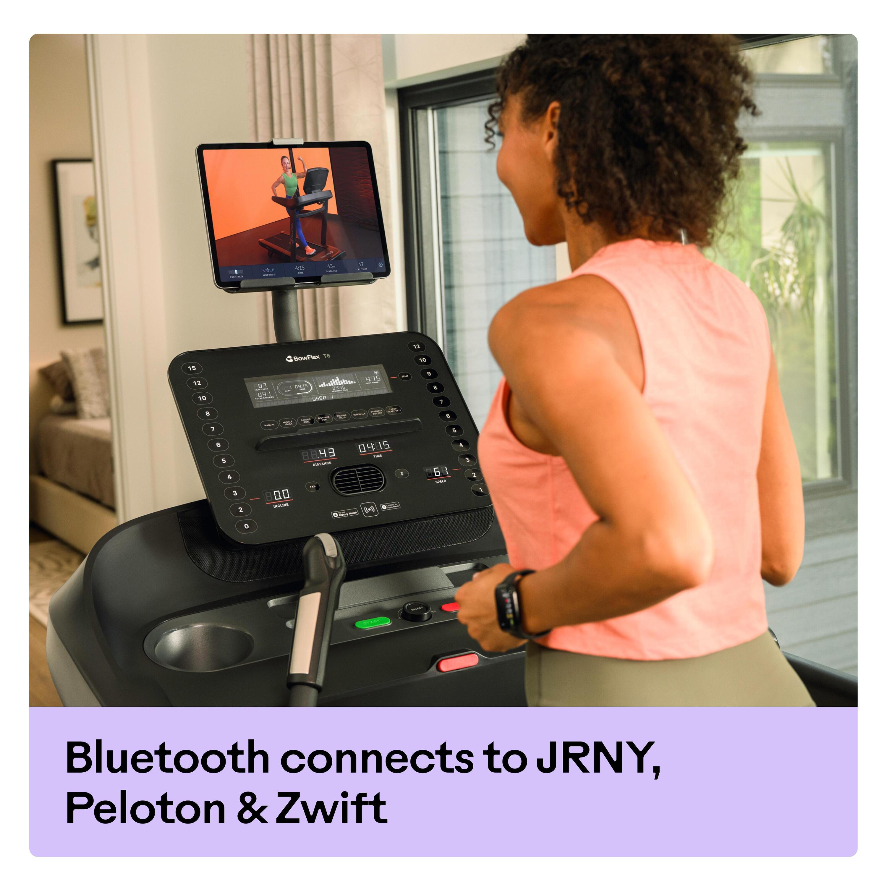 Cinta de correr plegable T6 - 20 km/h, 15%, compatible con Apple y Galaxy Watch 6/10