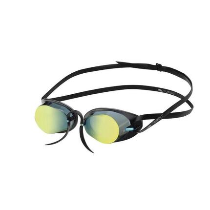 Okulary do pływania Szwedki Turbo Grenoble lustrzane złote