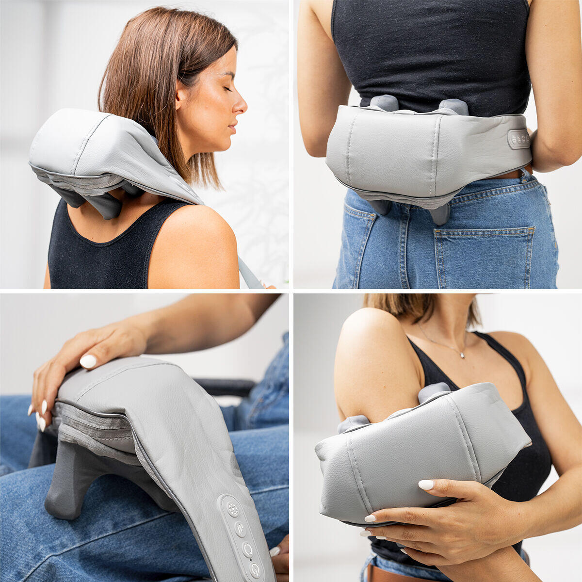 Masajeador para cuello y espalda InnovaGoods 6D 2/7