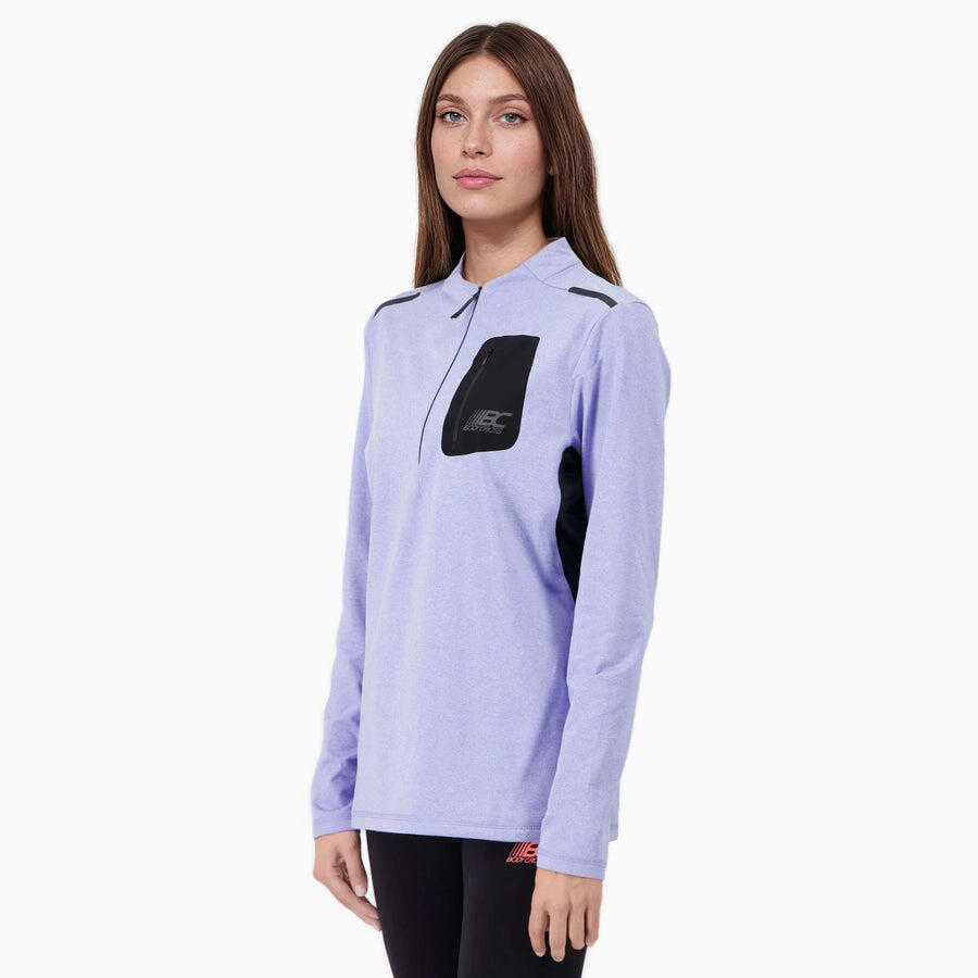 T-shirt manches longues demi-zip Femme Running FOCUS 3/3