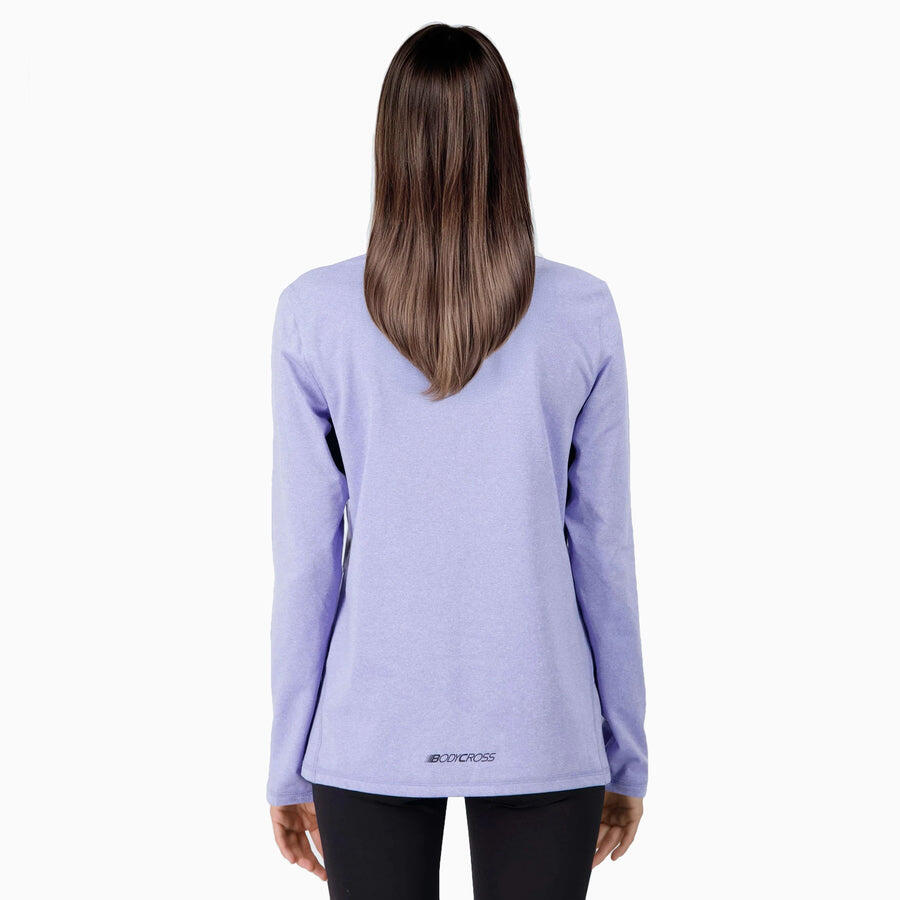 T-shirt manches longues demi-zip Femme Running FOCUS 2/3