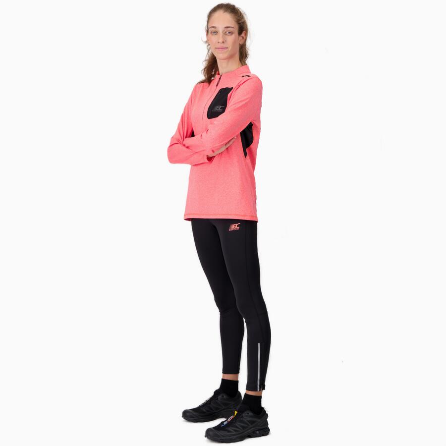 Maglia a maniche lunghe con mezza zip Donna Running FOCUS 5/5