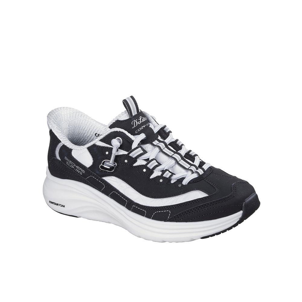 Zapatillas Skechers Mujer Contour Foam - Cozy Fit Sweet Nostalgia Negro/ Blanco 2/4