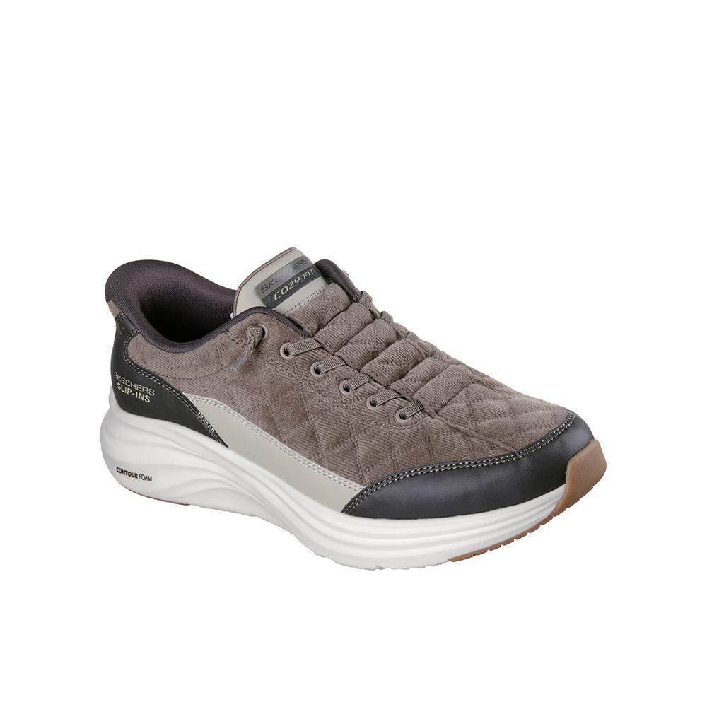 Ténis Skechers Homem Contour Foam - Cozy Fit Cordelux Verde 2/4