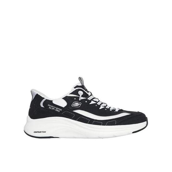 Zapatillas Skechers Mujer Contour Foam - Cozy Fit Sweet Nostalgia Negro/ Blanco