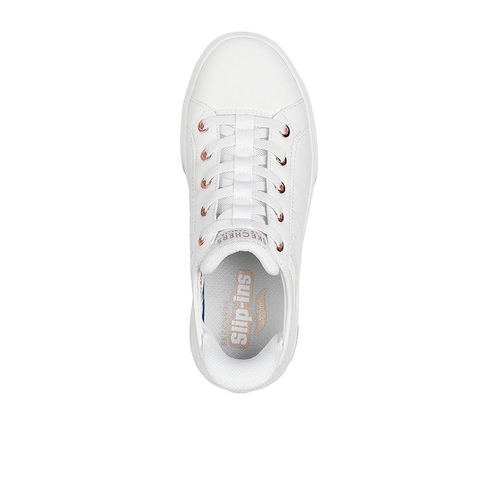 Sapatilhas Skechers Mulher Arch Fit Arcade Ease-n em Branco 3/4
