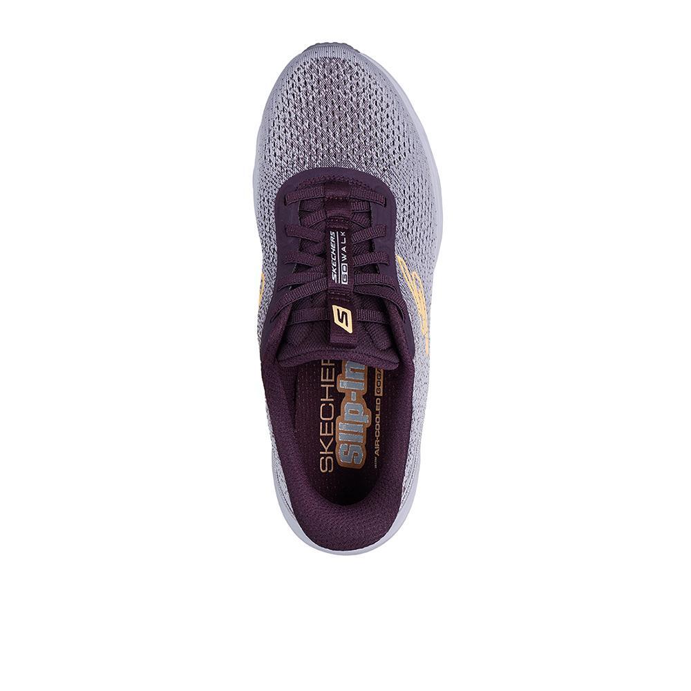 Zapatillas Skechers Mujer Go Walk Glide-Step 2.0 - Nessa Lila 3/4