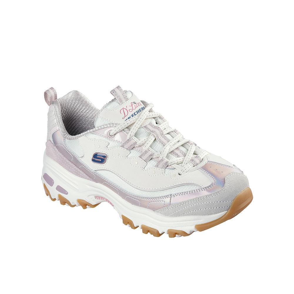 Ténis Skechers Mulher D'Lites - Dazzling Shine Rosa 2/4