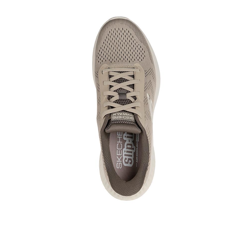 Ténis Skechers Homem Go Walk Now - Payton Khaki 3/4
