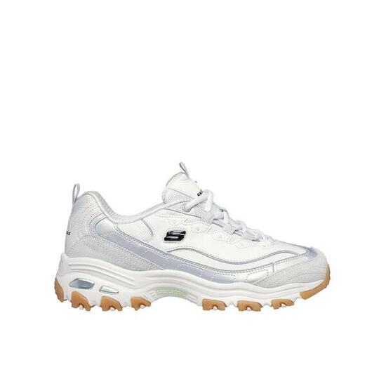 Zapatillas Skechers Mujer D'Lites - Dazzling Shine Blanco