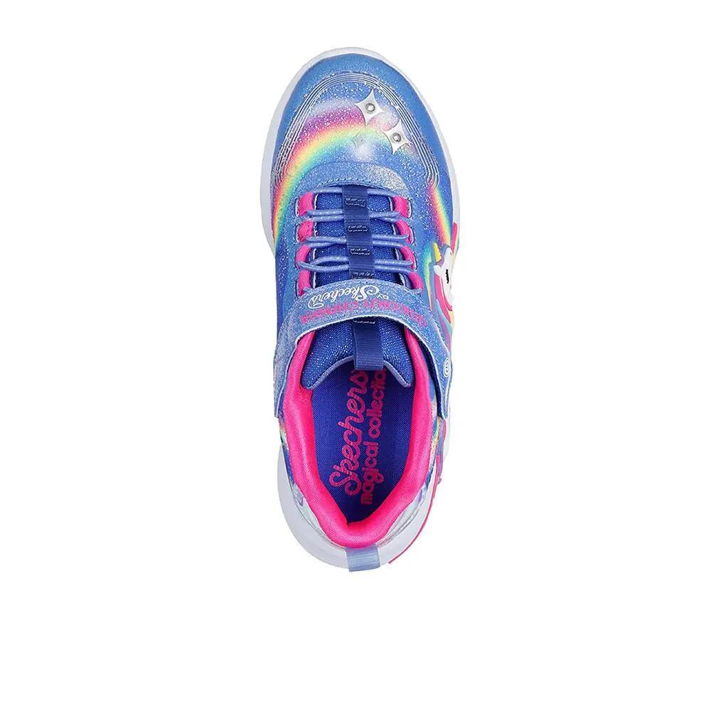 Zapatillas Skechers Niña S-Lights: Unicorn Chaser Multicolor 3/4