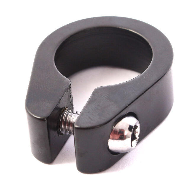 BMX ABRAZADERA DE ASIENTO ANODIZADA EN NEGRO KHEBIKES 2/3