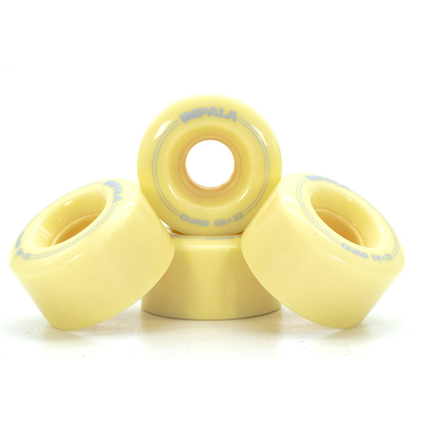 Impala Quad Wheel 4pk - Pastel Yellow 3/3