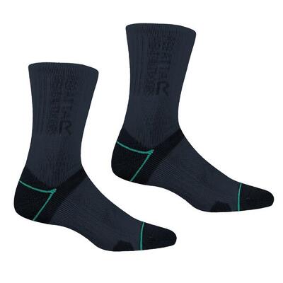 Regatta regatta kousen blisterprotect ii dames ltsteel/whte